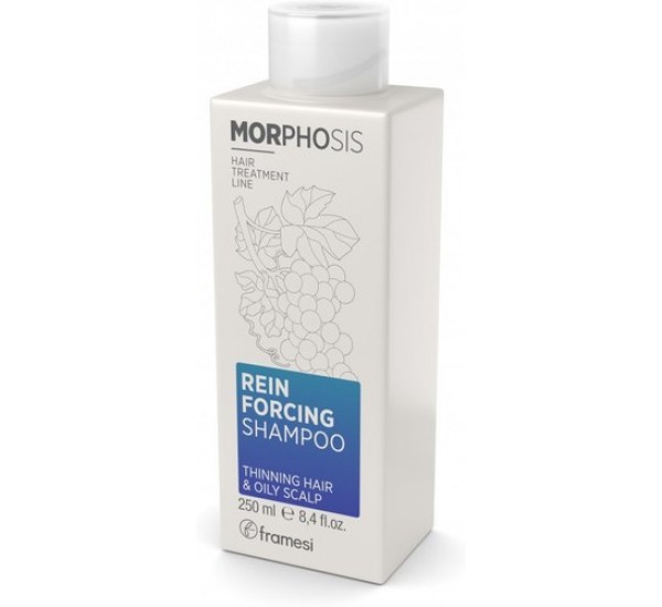 Framesi MORPHOSIS REINFORCING SHAMPOO 250ML  ШАМПОАН ПРОТИВ КОСОПАД ЗА МЪЖЕ,ЗА ИЗТЪНЯЛА КОСА И МАЗЕН СКАЛП 250МЛ